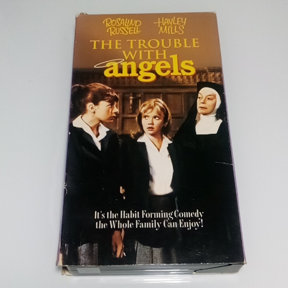 $3/15 The Trouble With Angels VHS Tape 043396602502 - Picture 1 of 6